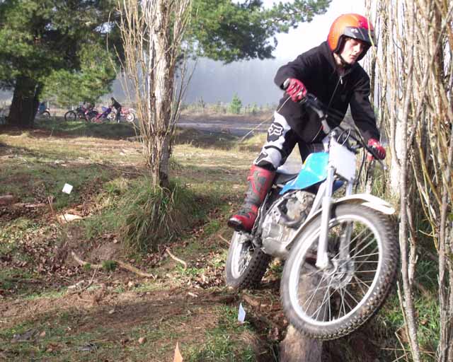 West Melton Classic Trial Hamish Barnett. Honda TL